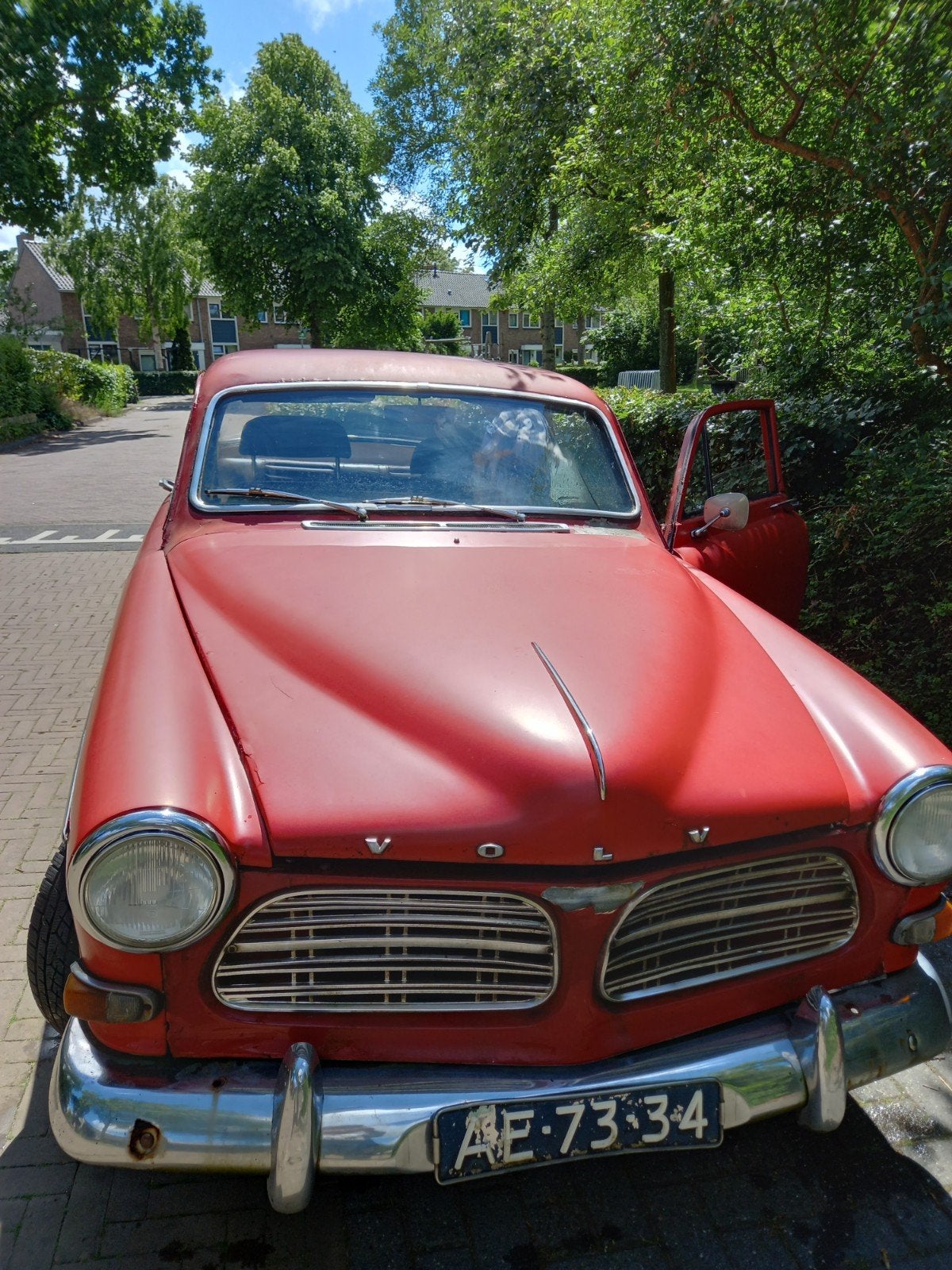 Volvo Amazone 1969 Rood, Auto's, Volvo, Particulier, Te koop, LPG, Geïmporteerd