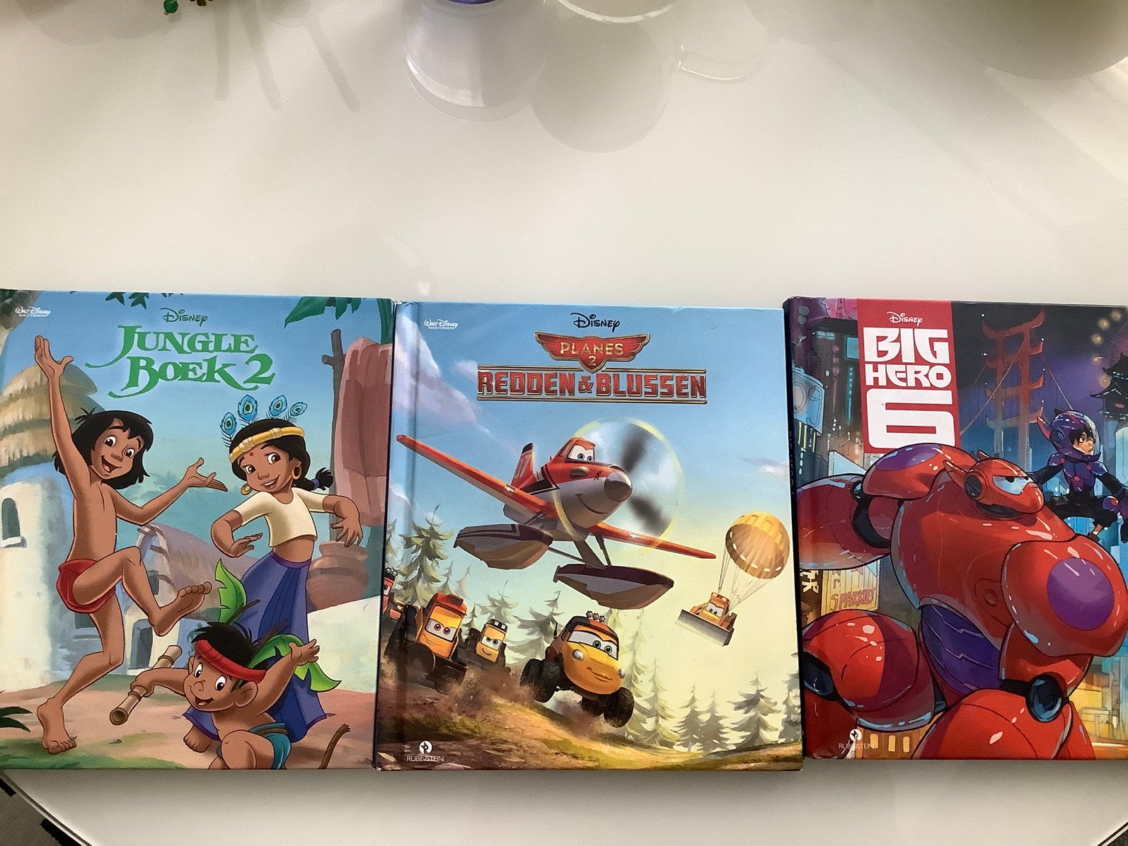 Disney boeken met dvd, Ophalen