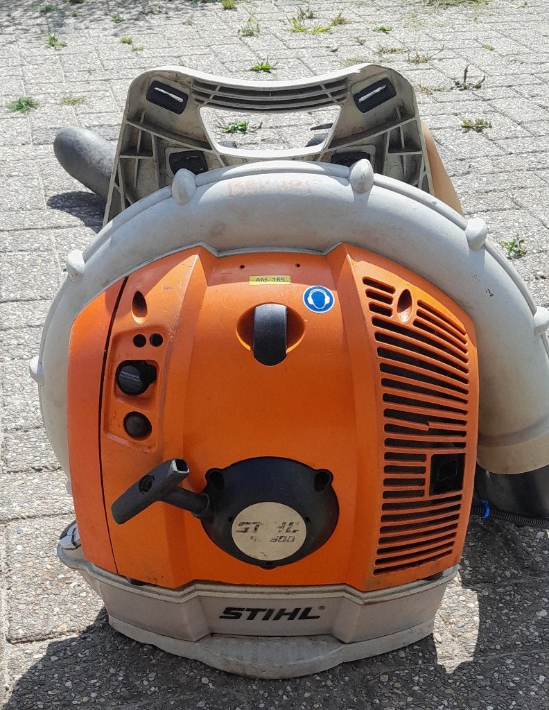 Stihl BR 500 bladblazer, Ophalen, Benzine, Gebruikt, Ruggedragen