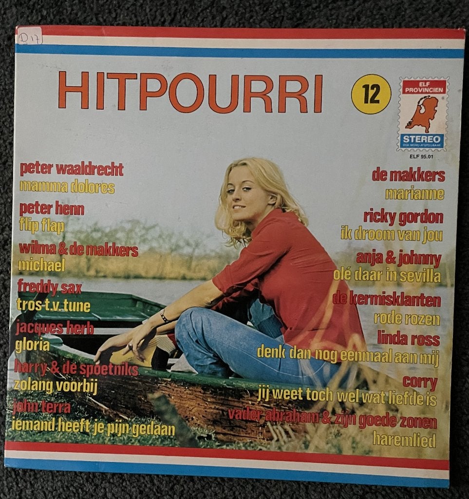 LP: Hitpourri deel 12 Nederlandstalig, Cd's en Dvd's, Ophalen of Verzenden, Zo goed als nieuw, 12 inch, Levenslied of Smartlap