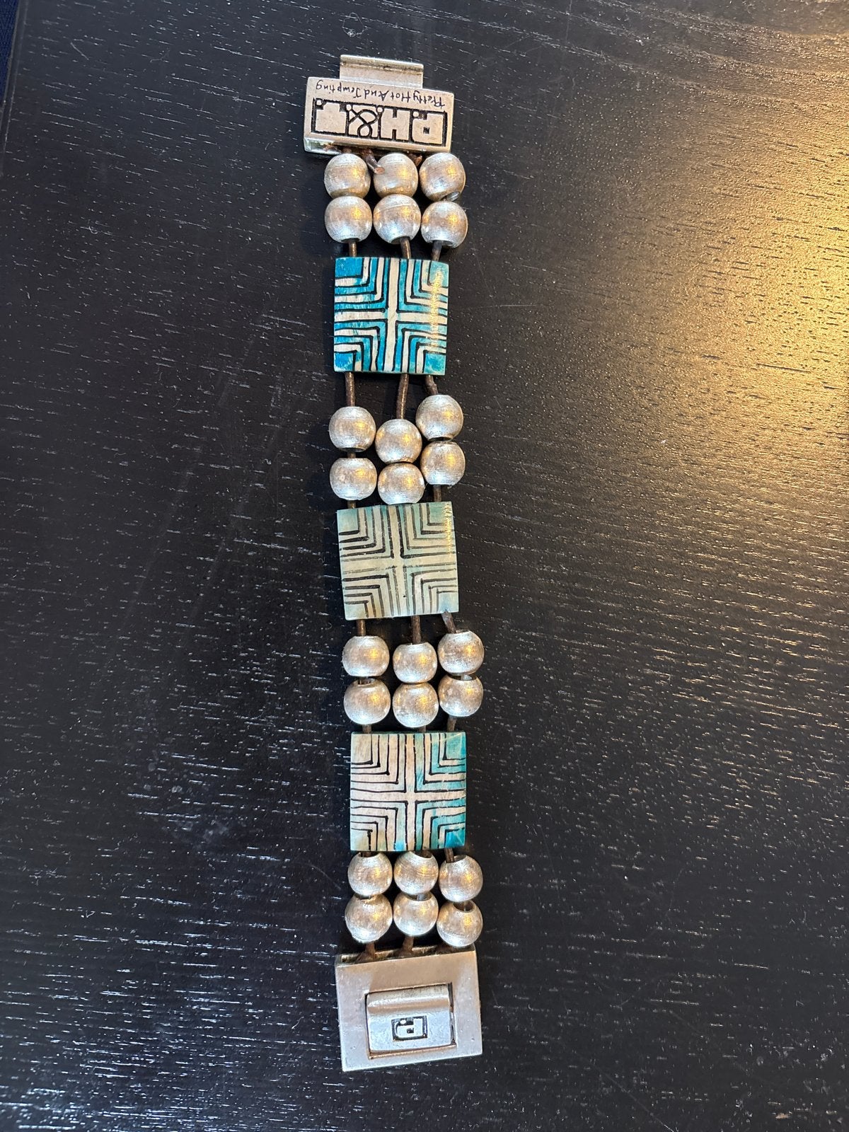 PH&T Pretty Hot And Tempting Armband met kralen, Overige materialen, Ophalen of Verzenden, Zo goed als nieuw, Met bedels of kralen