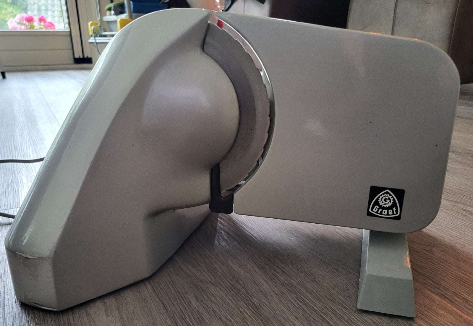 Graef snijmachine - Perfect voor brood, vlees en kaas, Ophalen, Gebruikt, Metaal, Snijmachine