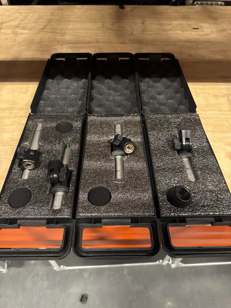 Samson C02 Overhead Microfoons (4 stuks) met Koffer, Muziek en Instrumenten, Microfoons, Gebruikt, Instrumentmicrofoon, Ophalen of Verzenden