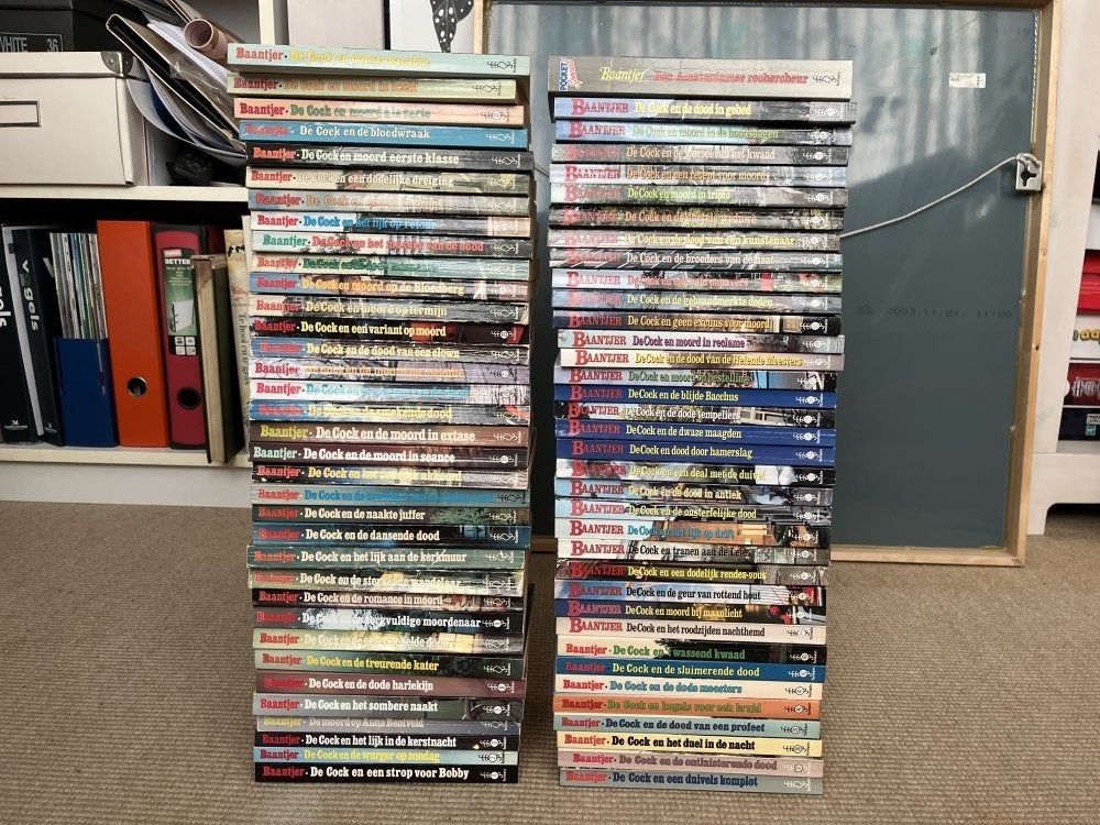 A.C. Baantjer | De Cock serie | nummer 1 t/m 70, Boeken, Ophalen of Verzenden, Gelezen, A.C. Baantjer