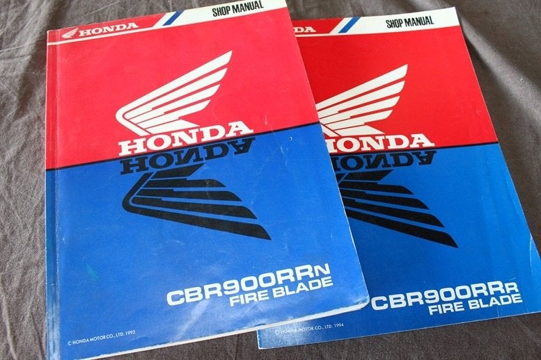 Honda CBR900RR Fireblade 1992 - 1994 motorcycle shop manual, Ophalen of Verzenden, Honda