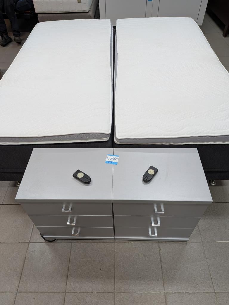 Elektrische Boxspring Set | Swiss Sense | 180 x 200 cm |, Ophalen, Nvf, Tweepersoons, 180 cm