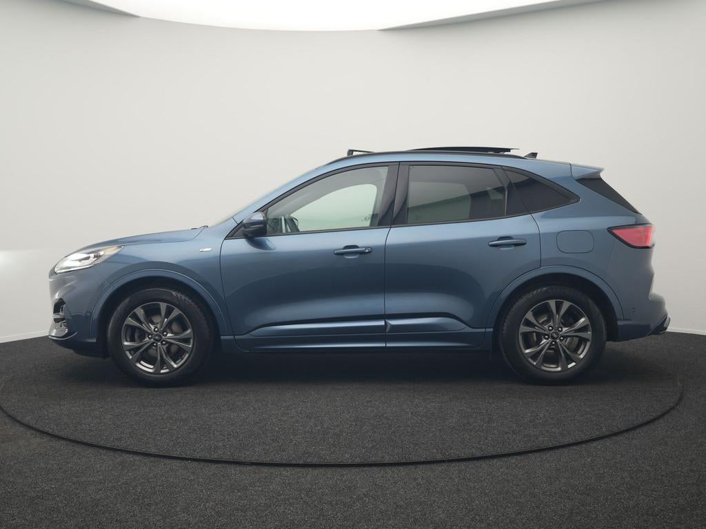 Ford Kuga 1.5 EcoBoost ST-Line X 150pk Dealer O.H. 1800kg Tr, Auto's, Voorwielaandrijving, 15 km/l, Zwart, 150 pk