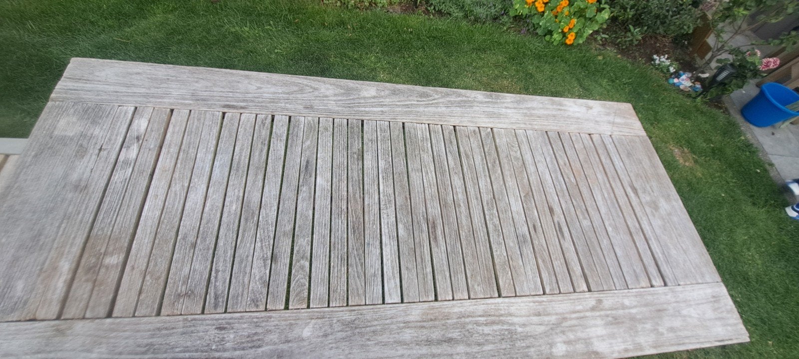 VAL-EUR   hardhout tuintafel 4 tot 6 persoons, Tuin en Terras, Ophalen, Gebruikt