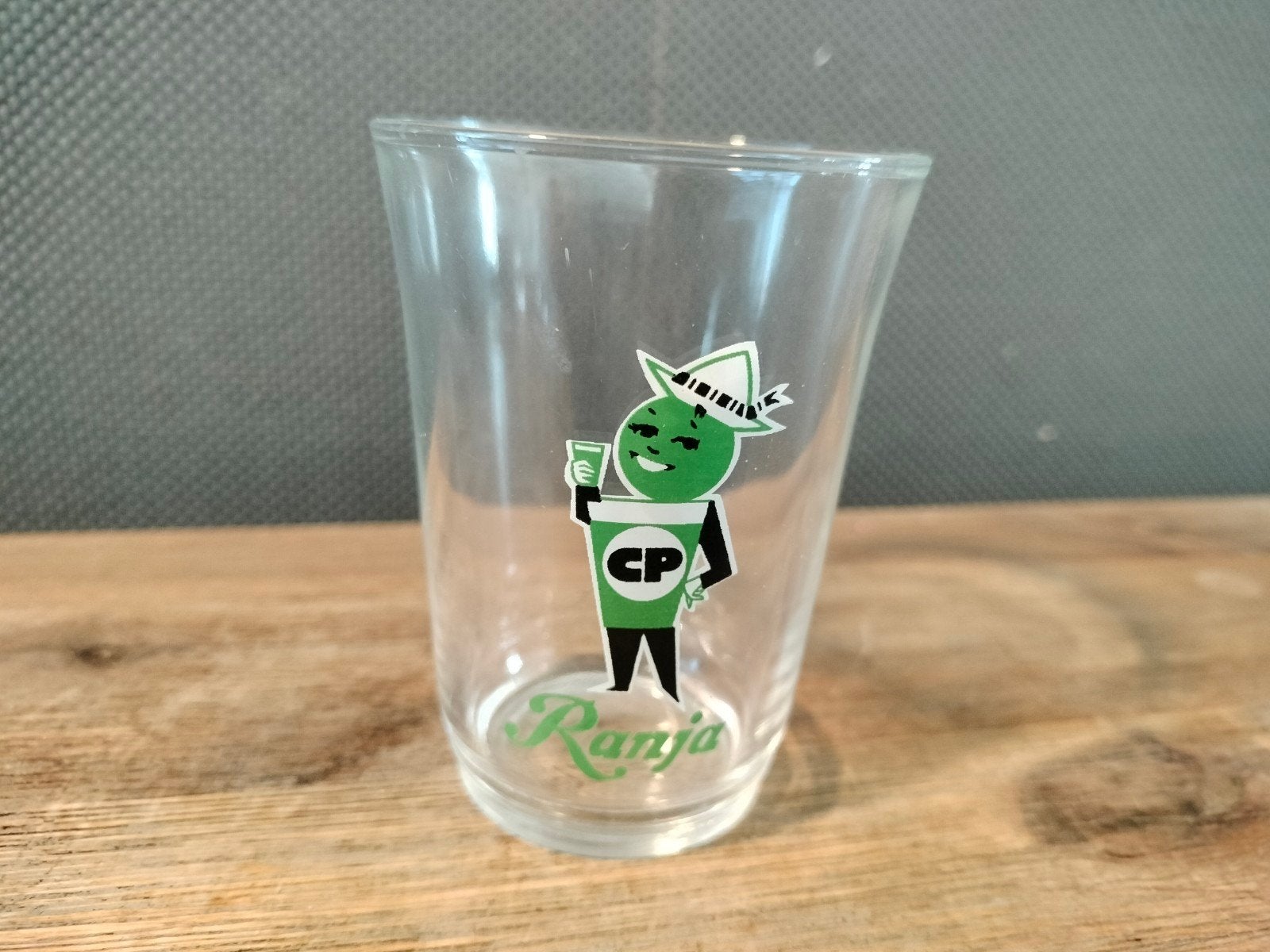 Vintage CP Ranja glas Groningen, Ophalen of Verzenden