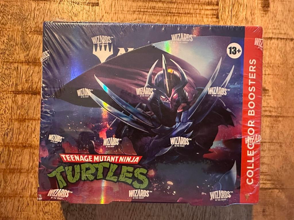 Turtles Magic the Gathering Collector Booster Box Sealed!, Ophalen, Nieuw, Boosterbox, Foil