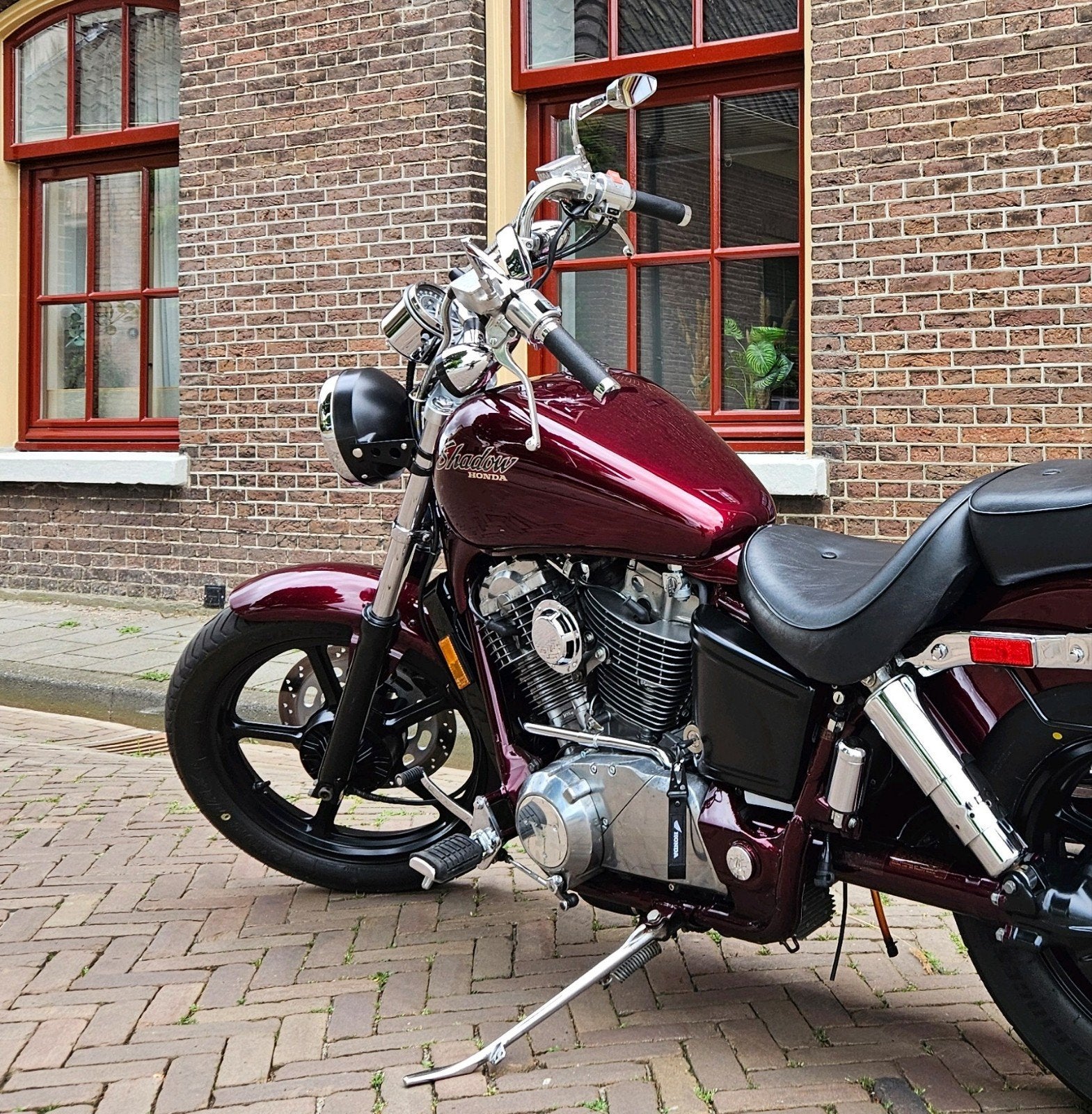 Honda Shadow VT1100 1988 | Volledig Gerestaureerd!!, Motoren, Motoren | Honda, Cardan-aandrijving, 2 cilinders, Gebruikt, Particulier