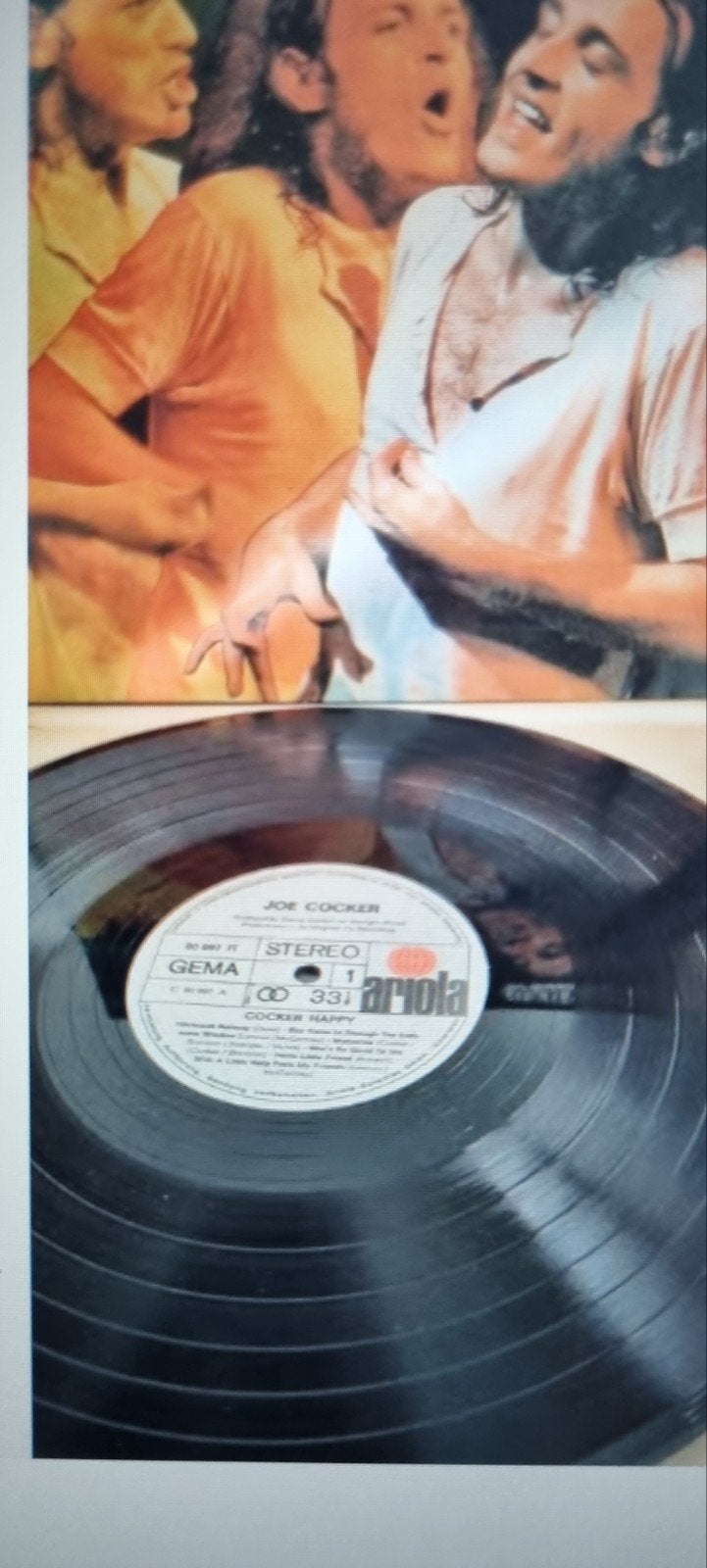 Joe Cocker - Cocker Happy LP (Ariola, 1971), LP, Gebruikt, Ophalen of Verzenden, 12 inch