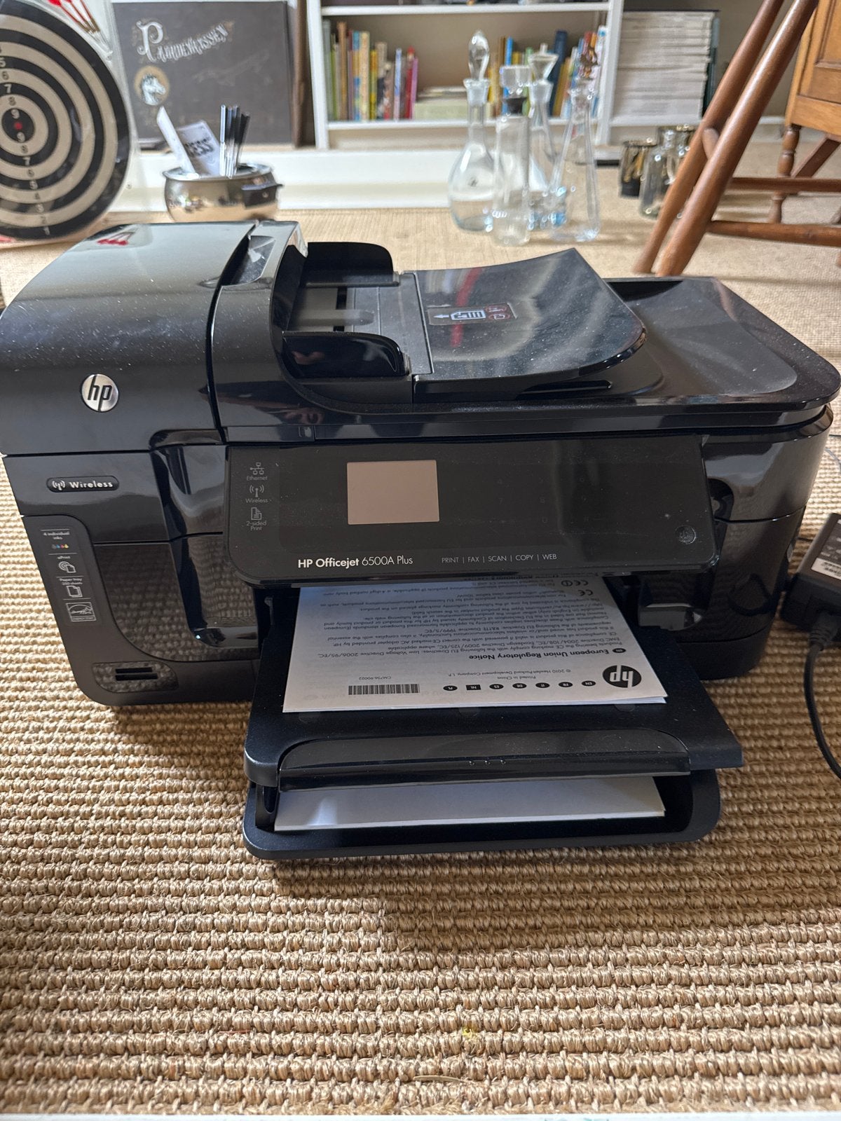 HP Officejet 6500A Plus All-in-One Printer, Computers en Software, Printers, Ophalen, Gebruikt, Faxen, Inkjetprinter