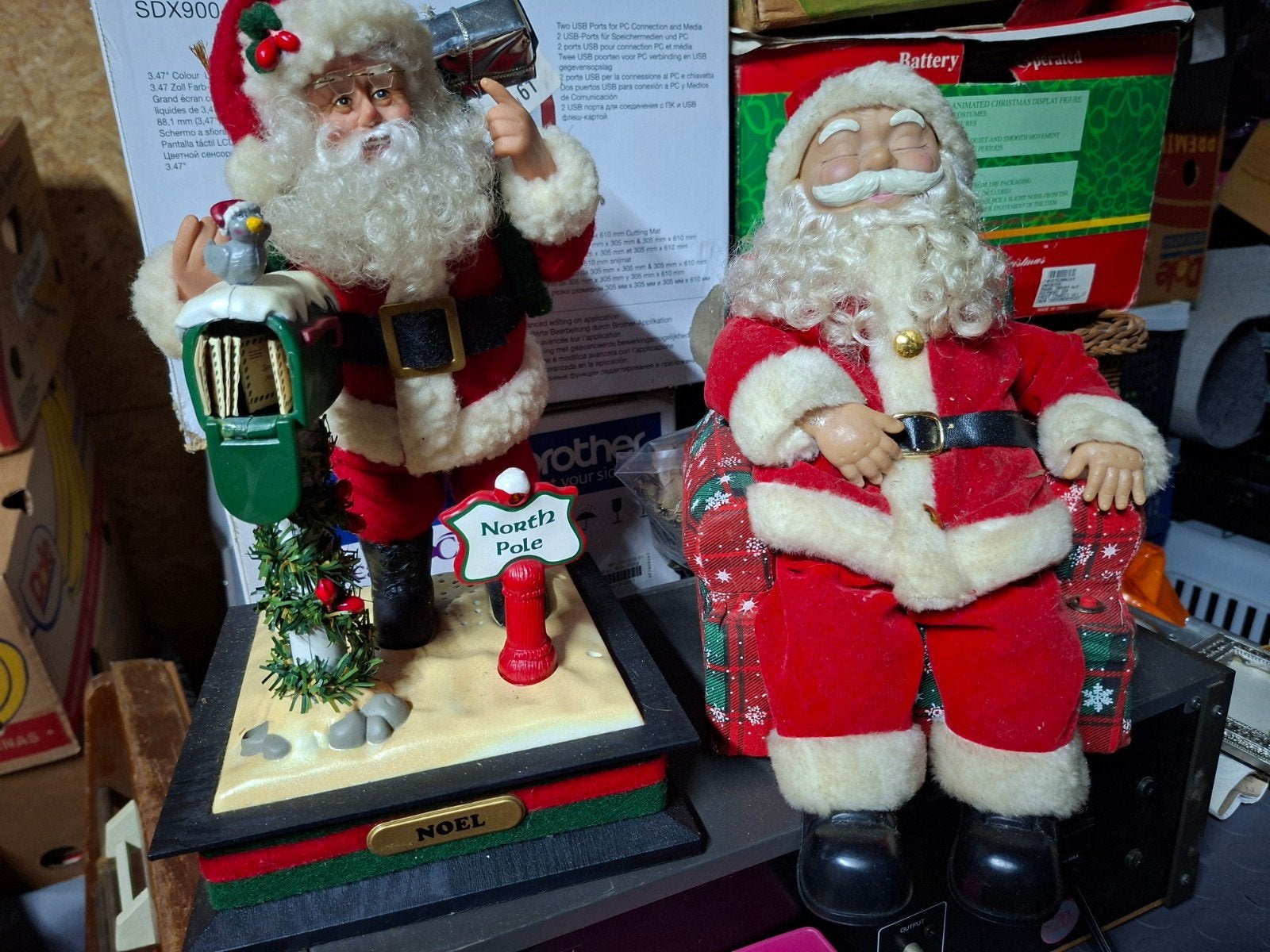 2 kerstmannen showmodel, Gebruikt, Ophalen of Verzenden, Nvt, Nvt