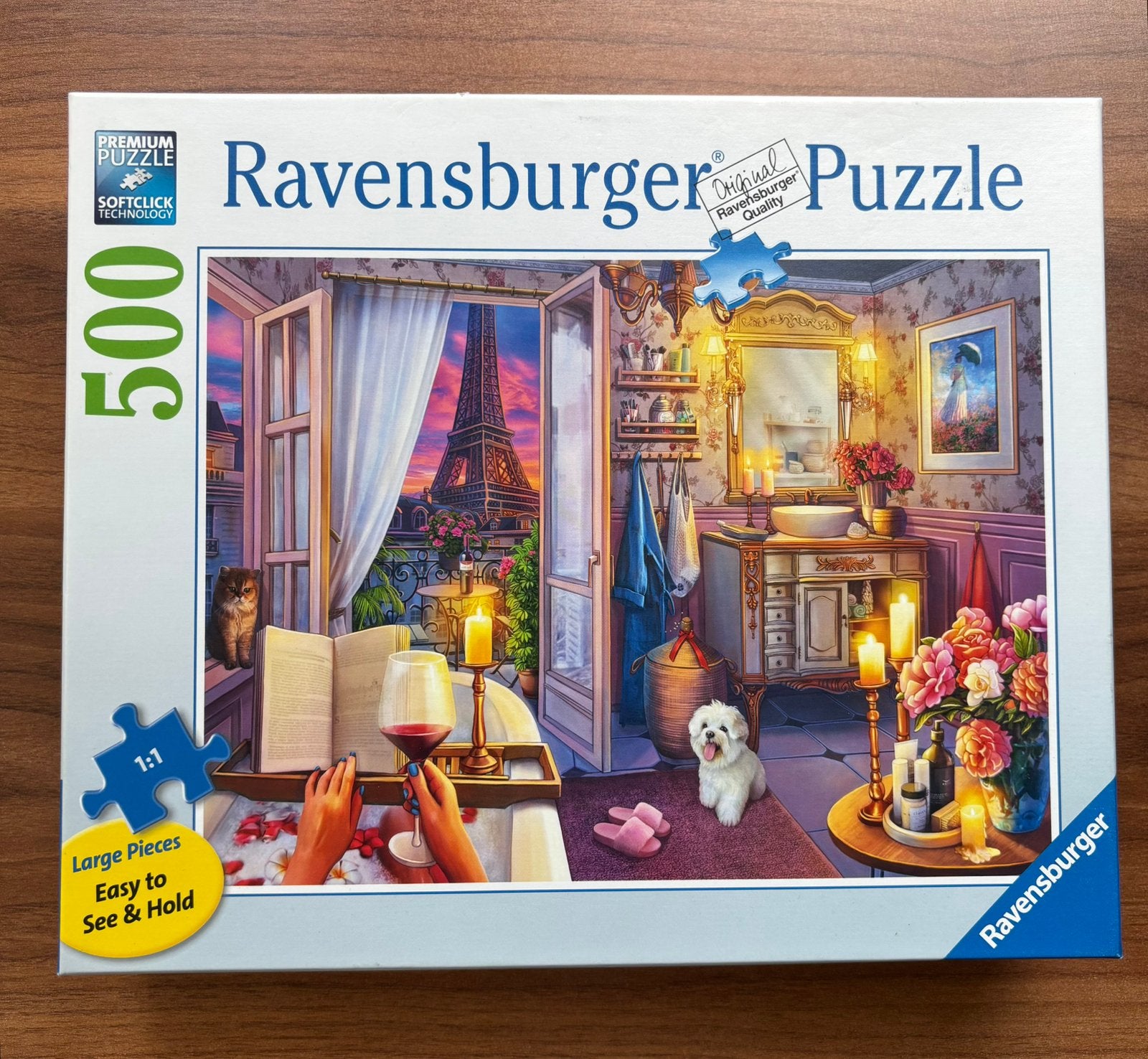Leuke puzzel van Ravensburger, 500 stukjes XL, Ophalen of Verzenden, 500 t/m 1500 stukjes, Gebruikt, Legpuzzel