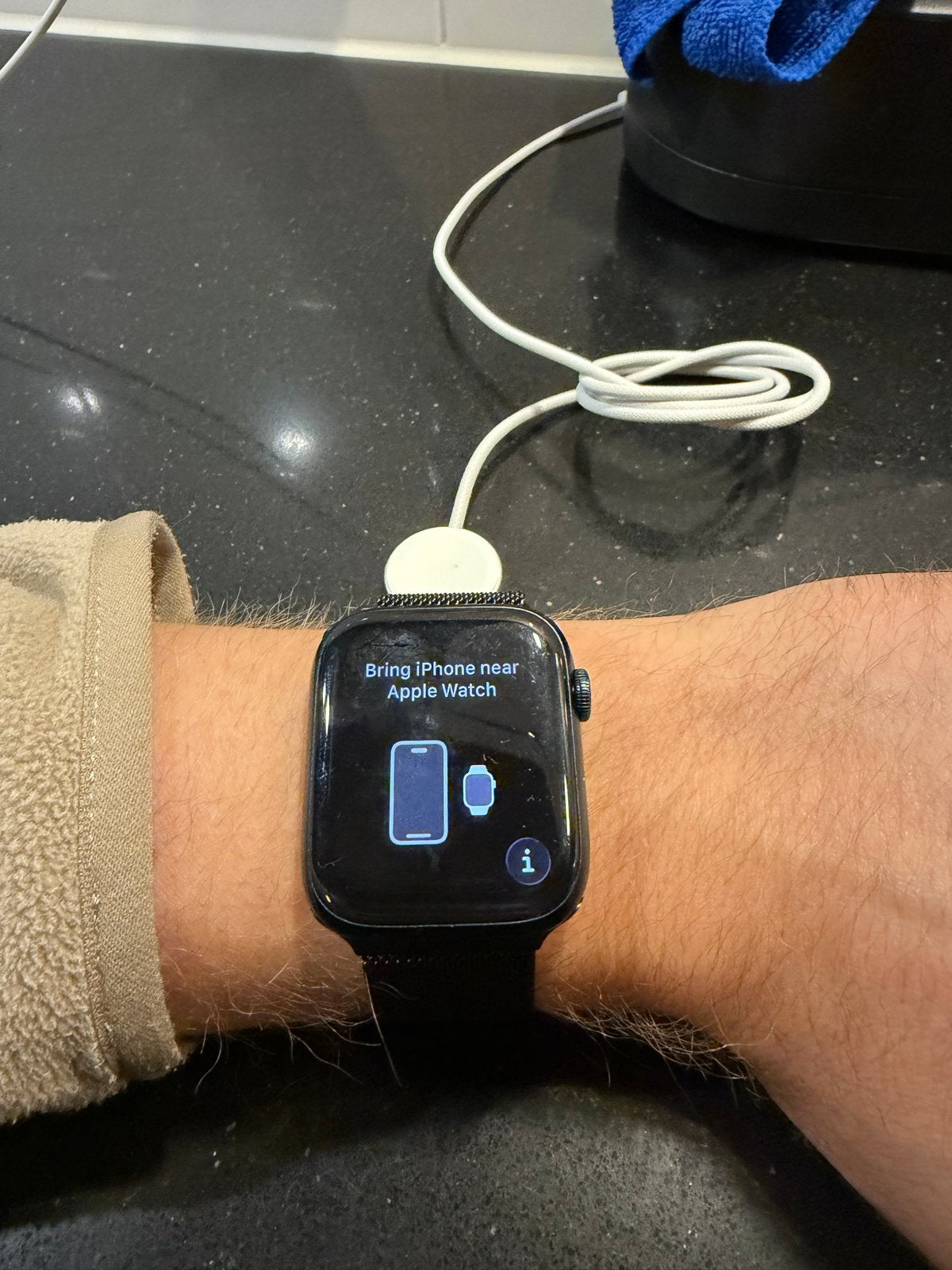 Apple Watch Series 9 45mm Aluminium GPS Zwart, Sieraden, Tassen en Uiterlijk, Hartslag, Zwart, IOS, Ophalen of Verzenden