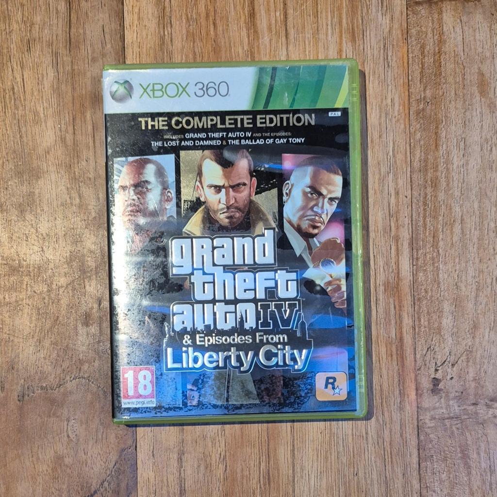 GTA 4 Complete Edition voor Xbox 360 (GTA IV) - Grand Theft, 1 speler, Ophalen of Verzenden, Avontuur en Actie, Vanaf 18 jaar