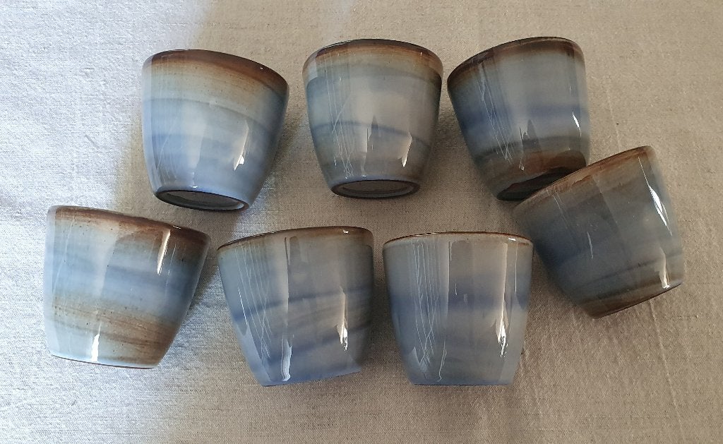 Volendams aardewerk koffiebekers, Overige merken, Vintage, Zo goed als nieuw, Aardewerk
