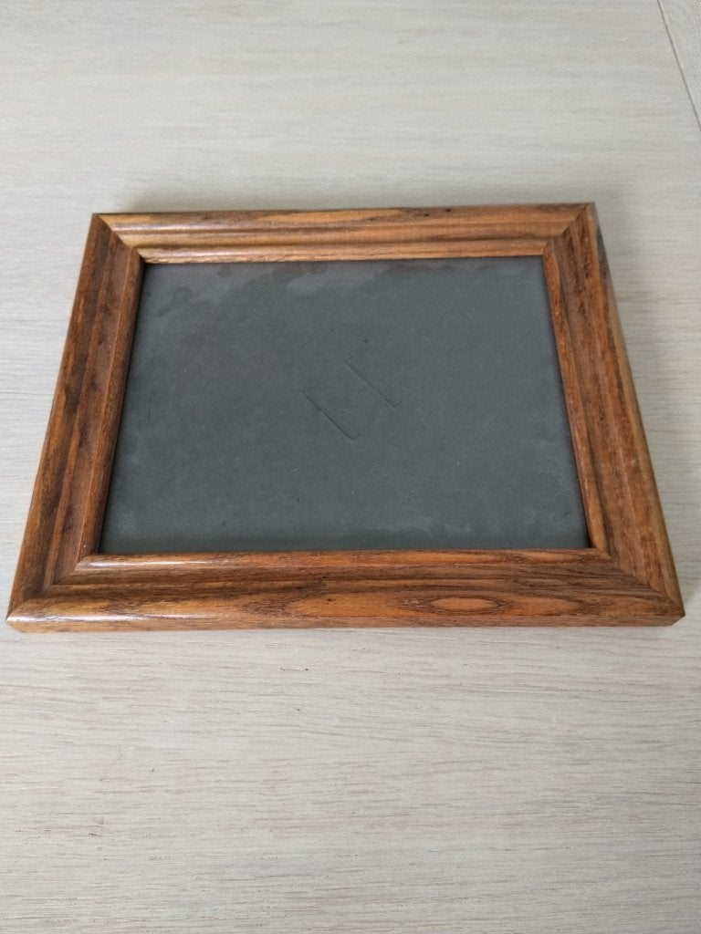 vintage zware houten fotolijst, Ophalen of Verzenden, Zo goed als nieuw, Fotolijst, Met glas