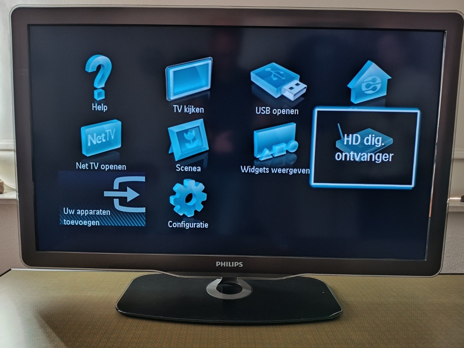 Philips backlight lcd tv - full hd, 37 inch, Ophalen, Philips, Gebruikt, LCD