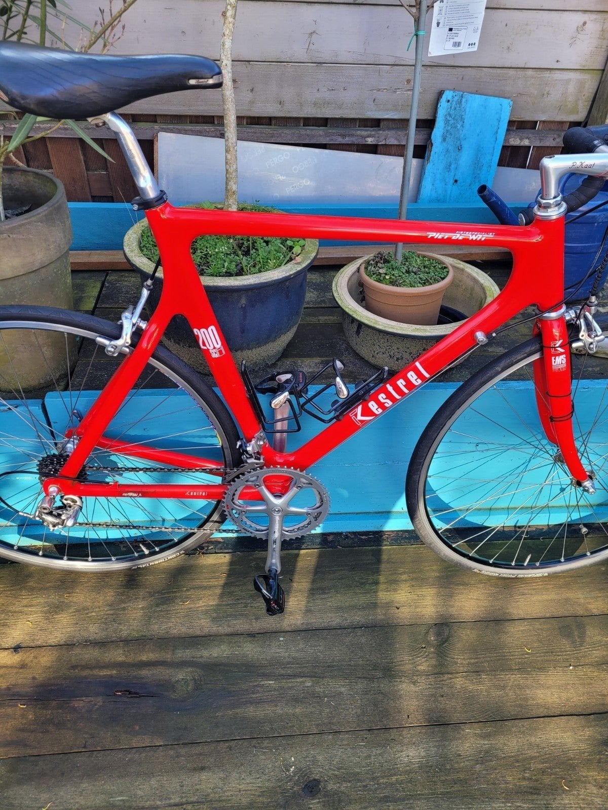 kestrel carbon racefiets, Fietsen en Brommers, Fietsen | Racefietsen, Overige merken, Gebruikt, Carbon, Velgrem