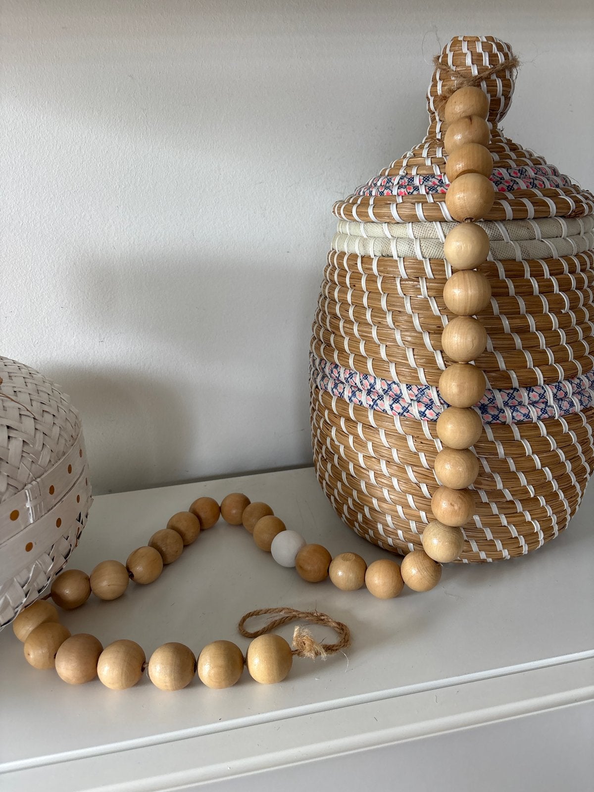 Bohemian kralen ketting - Nieuw, Hout, Meerkleurig, Boho, Nieuw