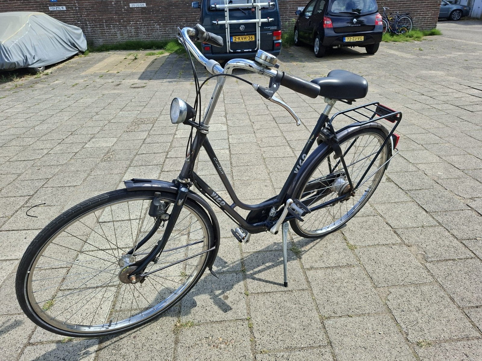 Vico Comfort Damesfiets 28 inch, frame 56 cm, Fietsen en Brommers, Gebruikt, Velgrem, Versnellingen, 56 cm of meer