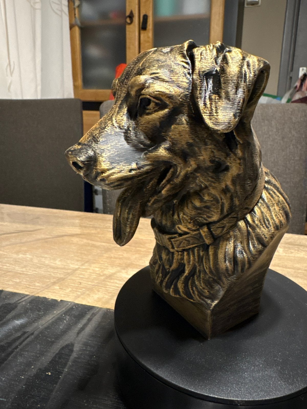borstbeeld van eigen hond, Verzamelen, Ophalen of Verzenden, Zo goed als nieuw, Dier
