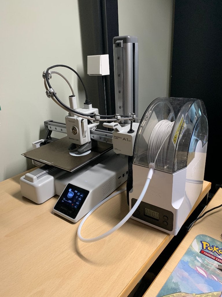 3D printer A1mini + Esun filamentdroger, Computers en Software, 3D Printers, Ophalen, Zo goed als nieuw, Filament, Ingebouwde Wi-Fi