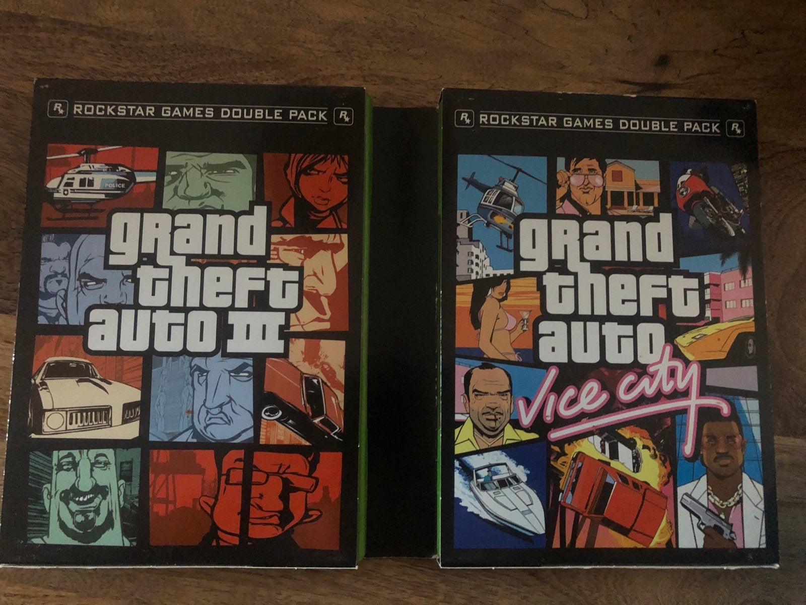 Grand Theft Auto III & Vice City Double Pack Xbox, Spelcomputers en Games, Games | Xbox Original, Avontuur en Actie, Gebruikt