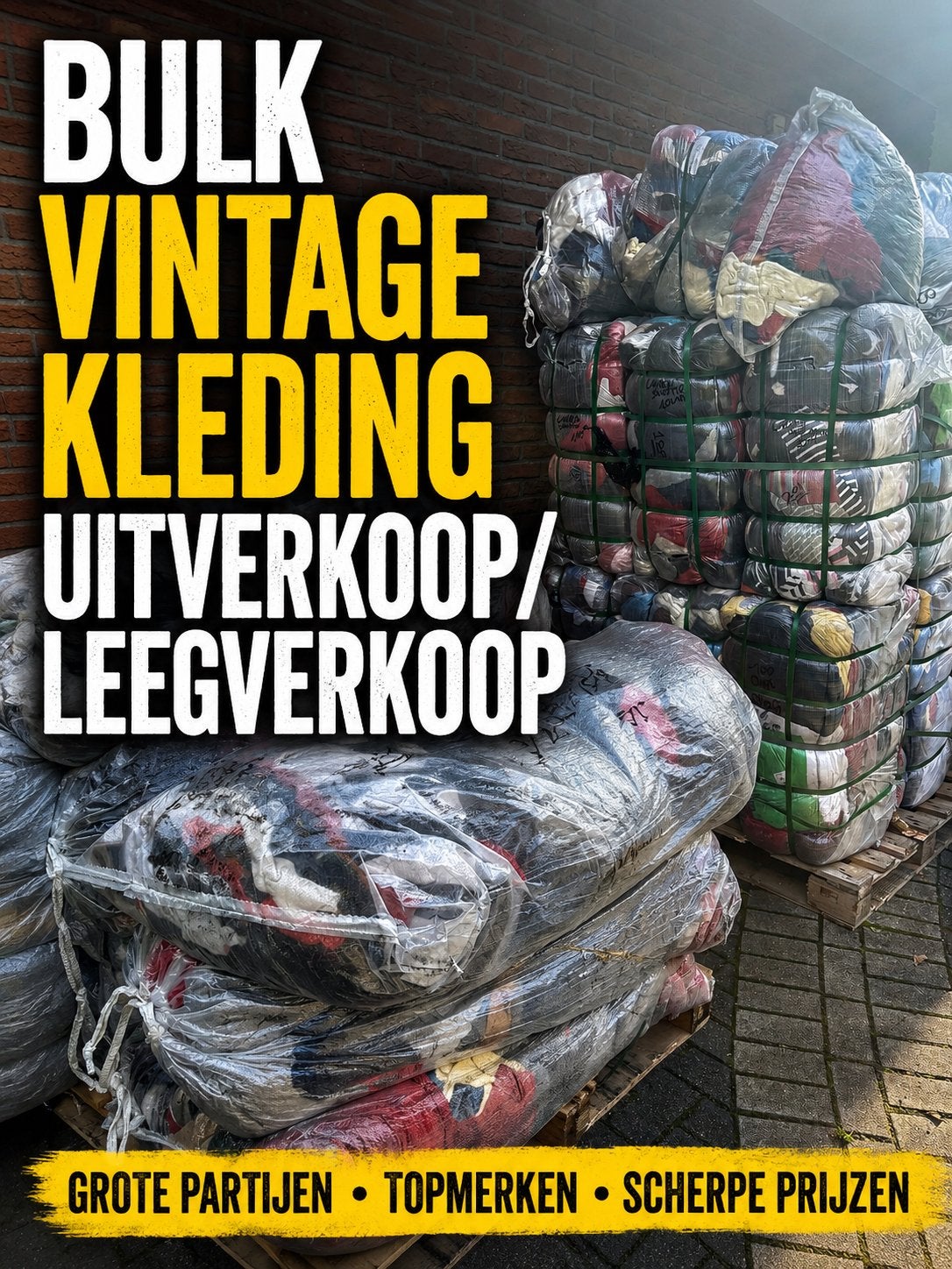Uitverkoop- Bulk Vintage merk Kleding, Ophalen of Verzenden, Zo goed als nieuw