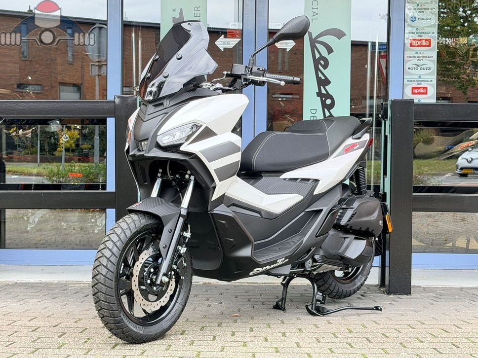 Aprilia SR GT 200 (Wit) Opalescent Light Actie!, Motoren, Scooter, Bedrijf, Onbekend, APRILIA