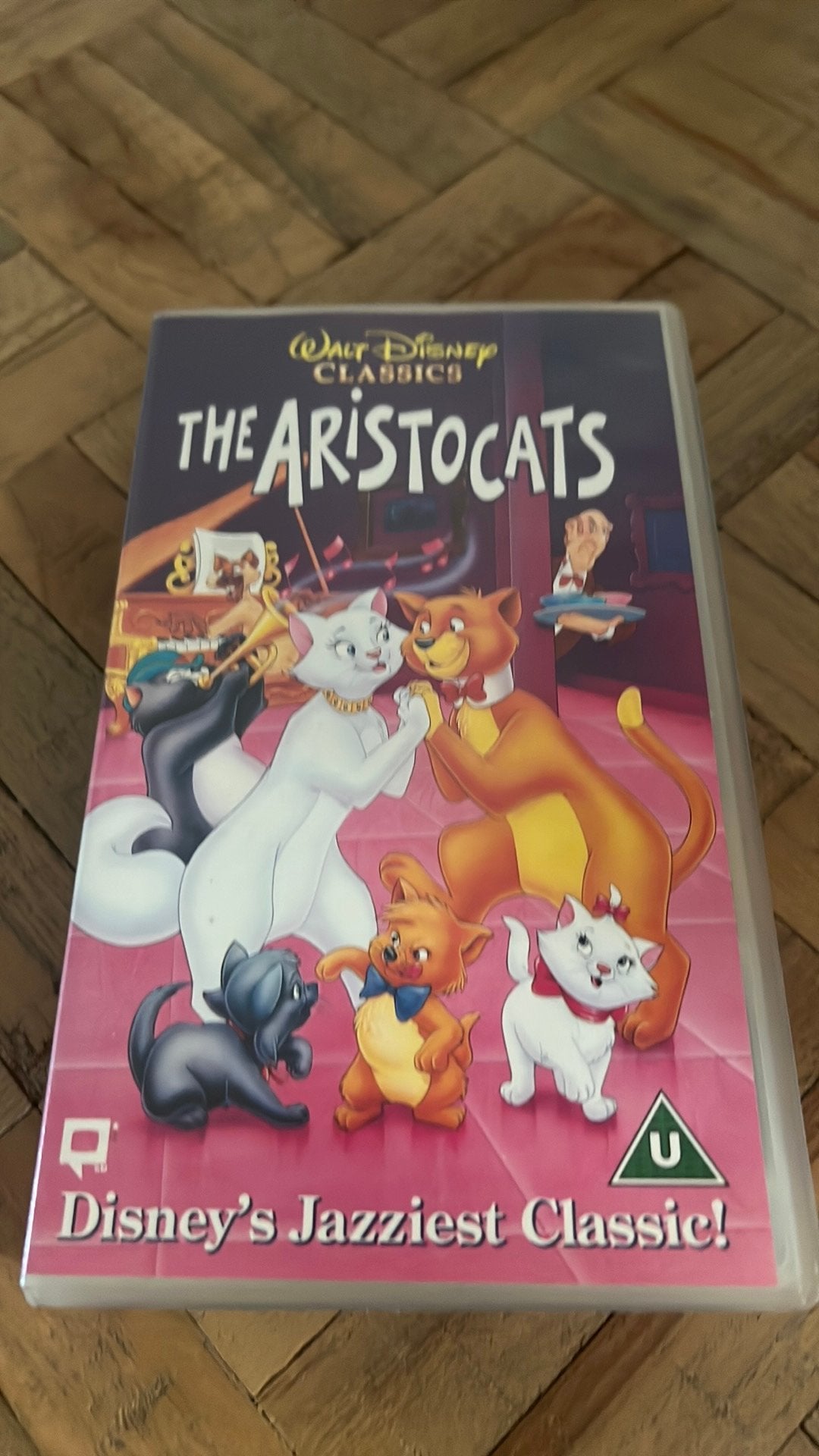 Walt Disney classics The Aristocats VHS, Cd's en Dvd's, VHS | Kinderen en Jeugd, Alle leeftijden, Verzenden, Zo goed als nieuw
