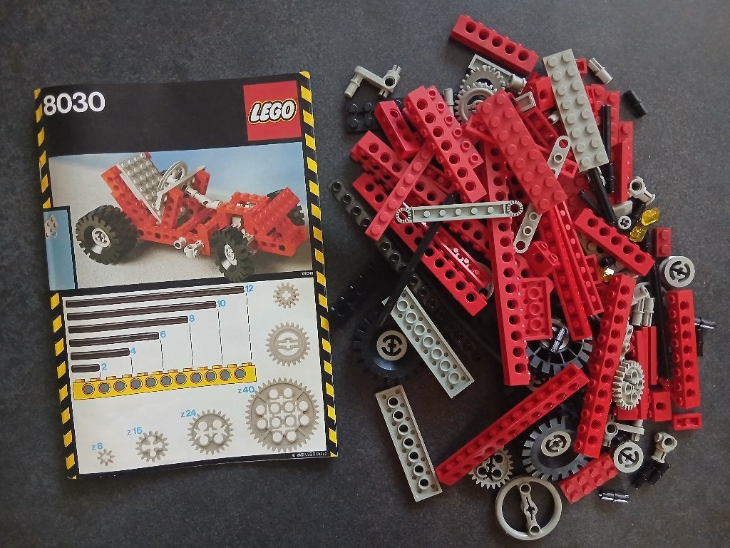 Lego technic 8030 universele set + bouwboekje, Kinderen en Baby's, Ophalen, Gebruikt, Lego, Overige typen