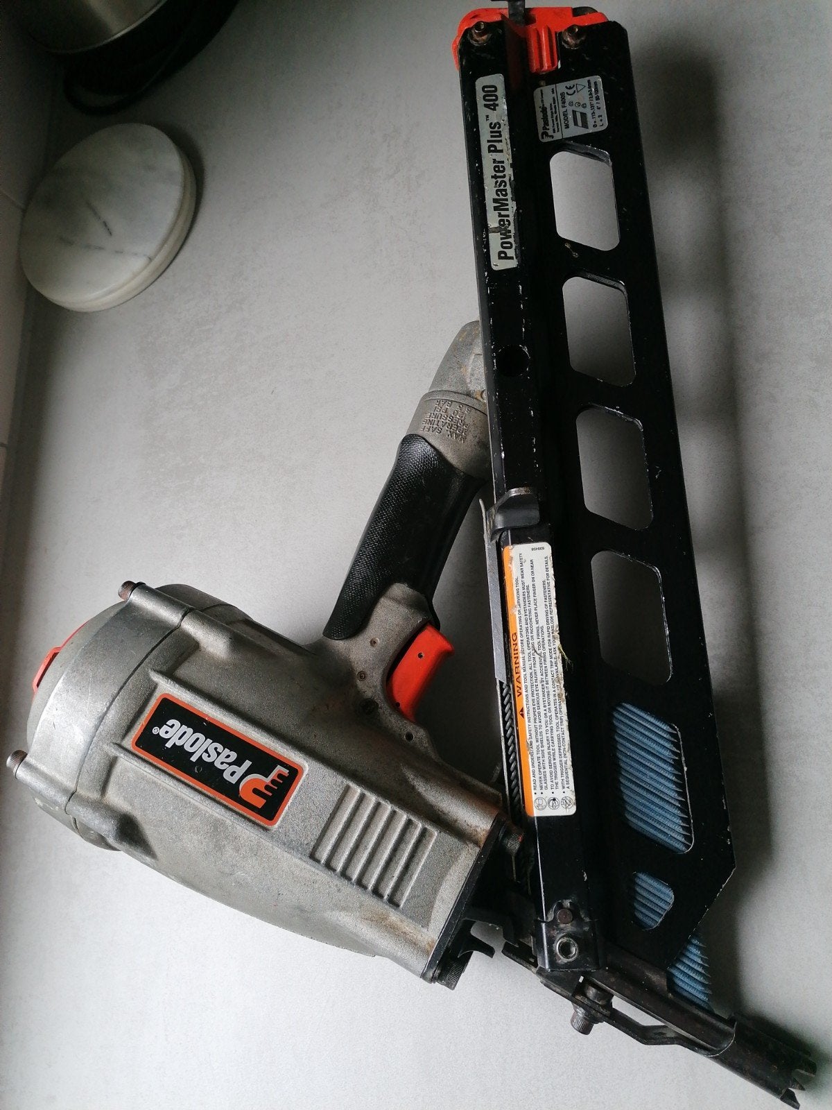 Paslode PowerMaster Plus 400 tacker/nietmachine, Ophalen, Gebruikt, Tacker/nietmachine, Overige merken