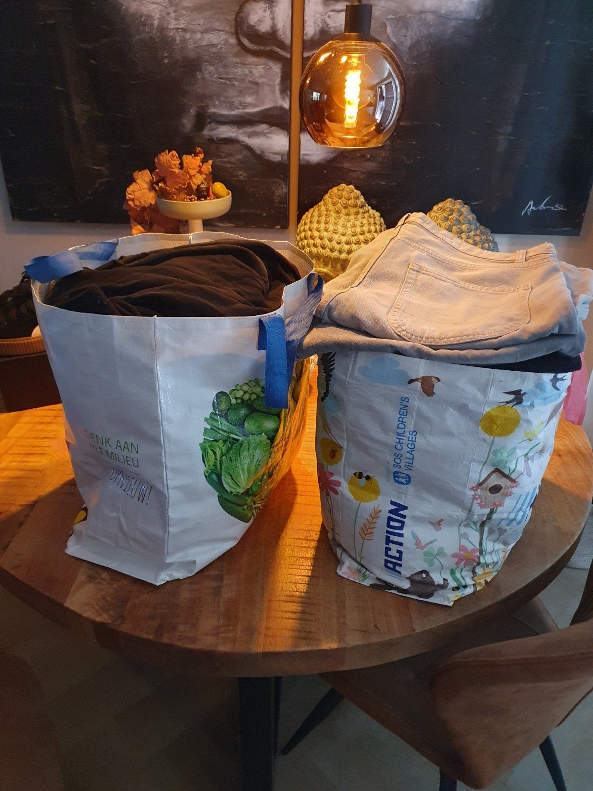 Grote partij tiener/mannen kleding L/XL - Baggy/Skate stijl, Ophalen of Verzenden, Gedragen, Maat 52/54 (L)