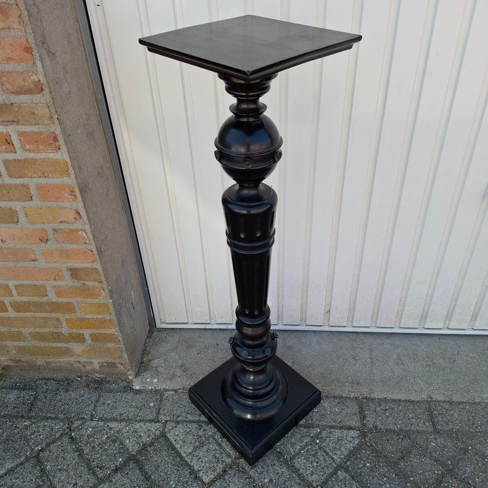 Piedestal zuil eind 1900 uit kerk 110cm hoog., Ophalen of Verzenden