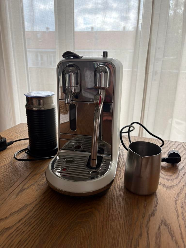 Sage Creatista plus Nespresso wit, Ophalen, Zo goed als nieuw, Minder dan 500 watt