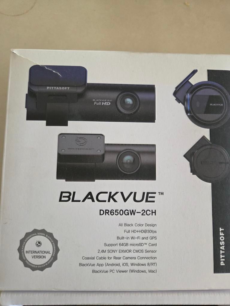 Blackvue DR650GW-2CH dashcam + Power Magic Pro (Nieuw), Auto diversen, Dashcams, Nieuw, Ophalen