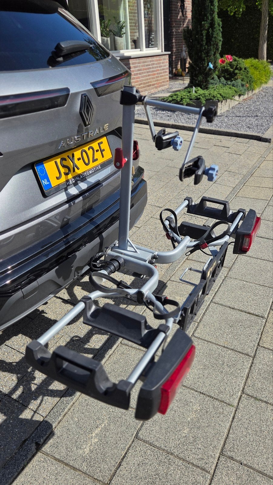 Movanext inklapbare fietsendrager, Gebruikt, Ophalen of Verzenden, 2 fietsen, Trekhaakdrager