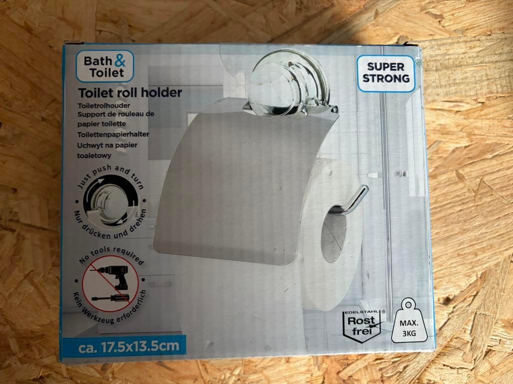 Toilet rol houder, Ophalen of Verzenden, Nieuw, Toilet