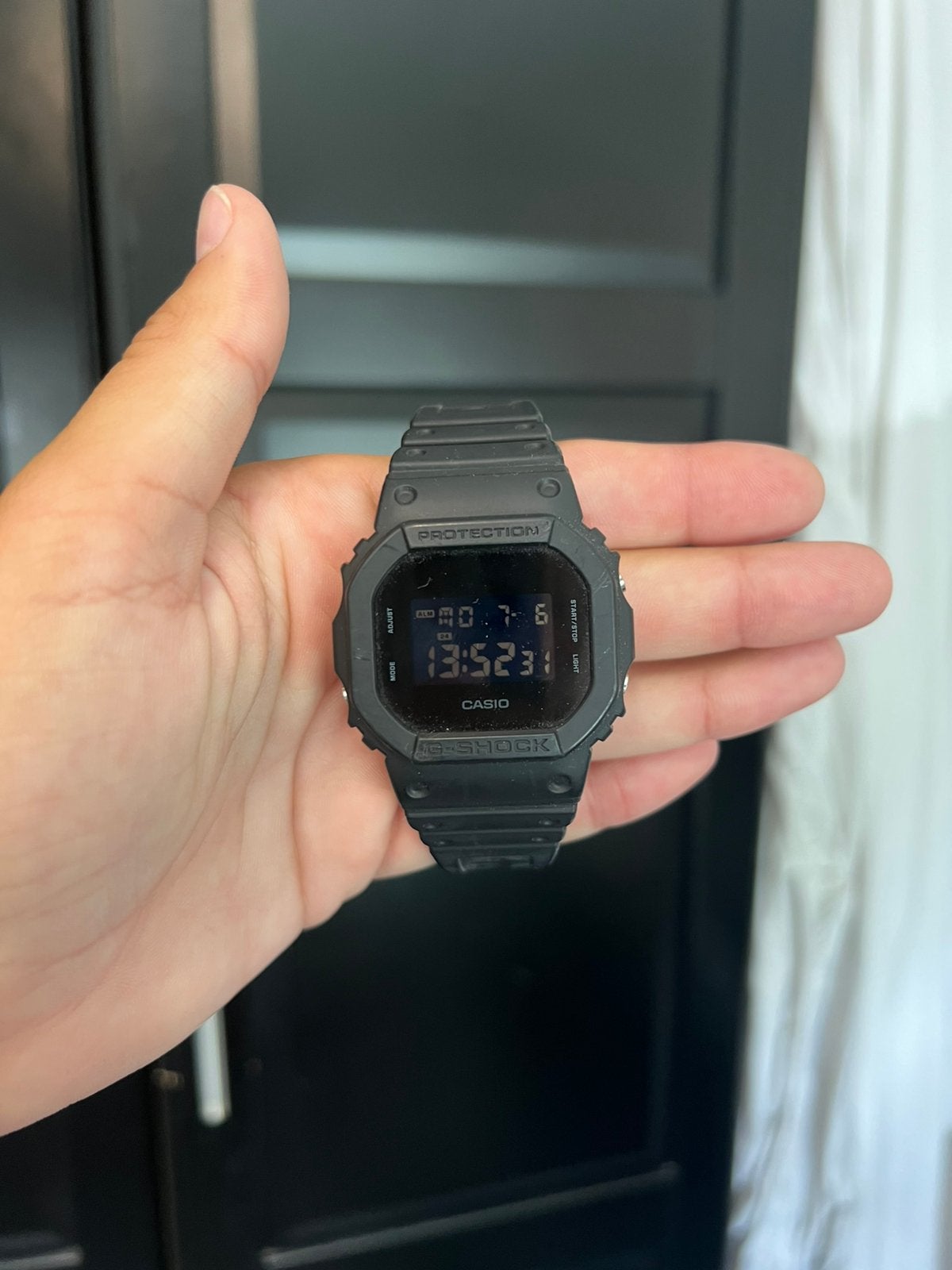 Casio G-Shock, Zwart, Ophalen of Verzenden, Zo goed als nieuw, Waterdicht