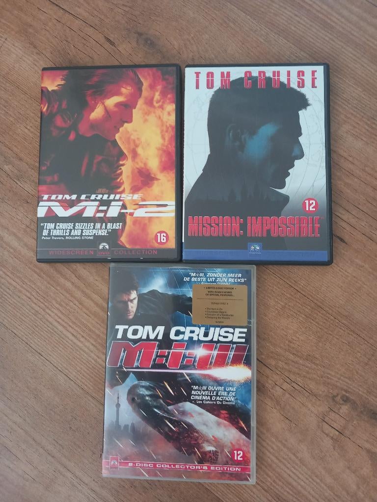 Tom Cruise Mission Impossible 5 dvd's, Vanaf 12 jaar, Verzenden, Zo goed als nieuw, Actie en Avontuur