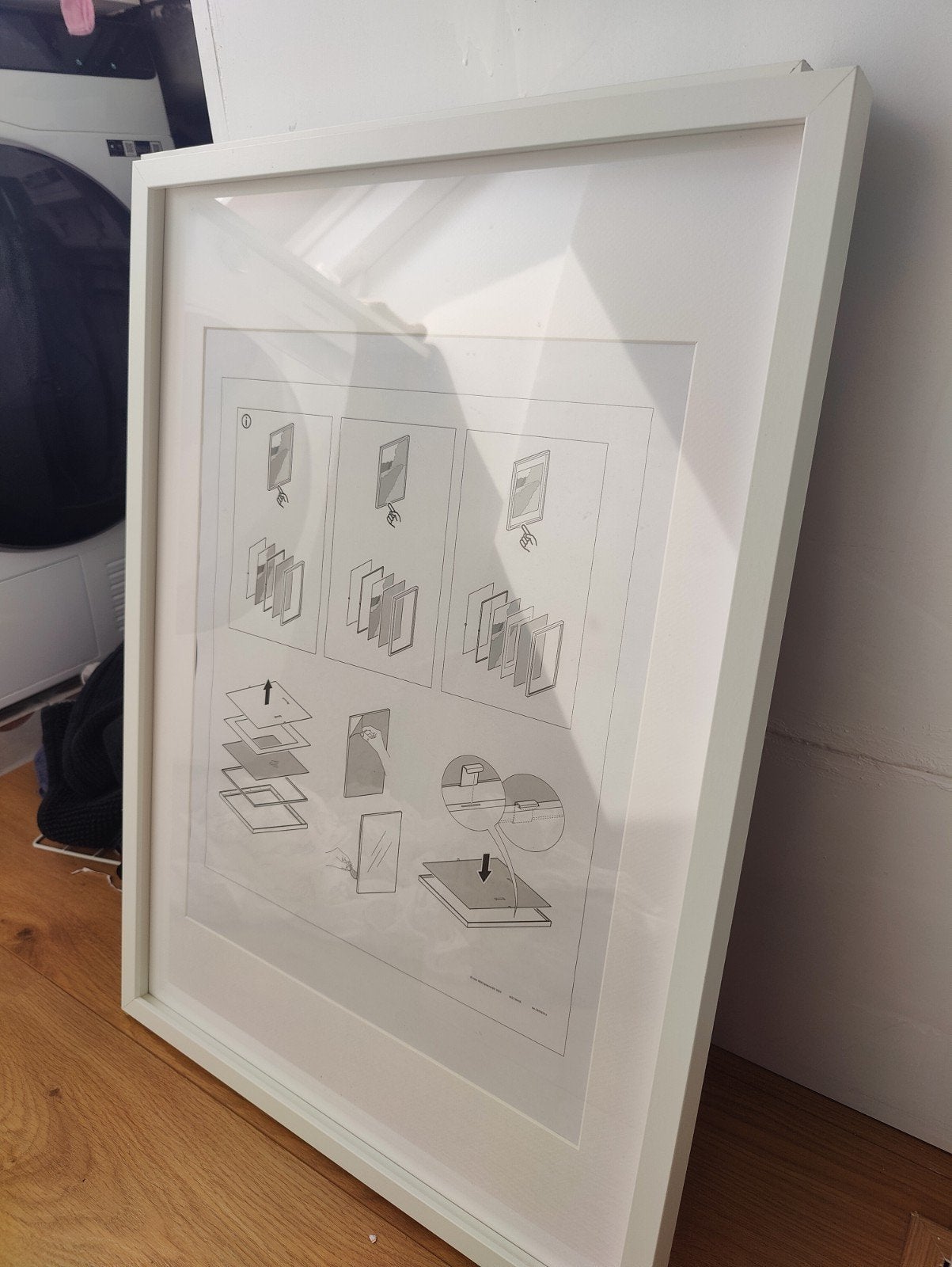 2 ikea lijsten 70x50 cm, Ophalen, Gebruikt