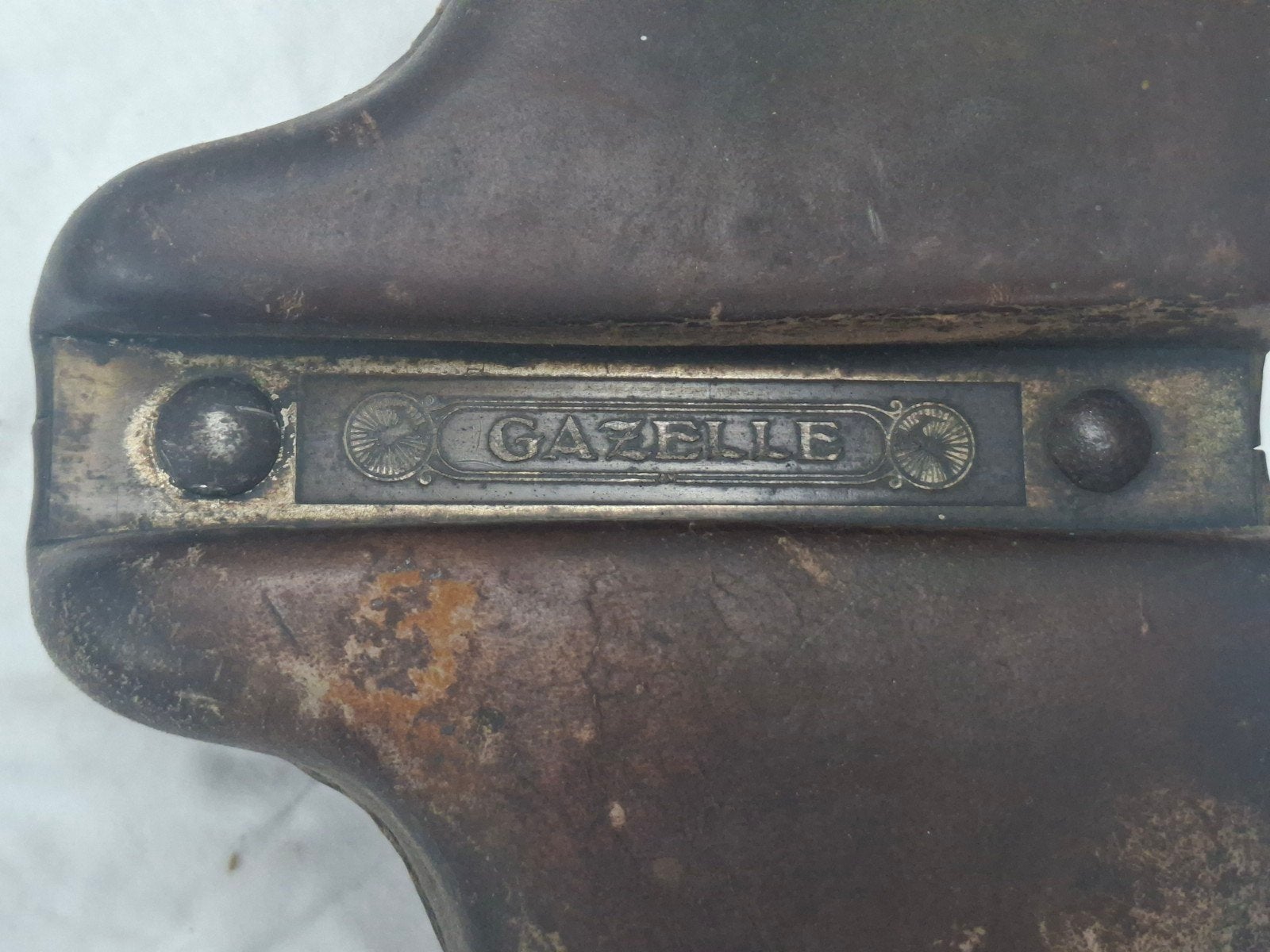 gazelle zadel, Fietsen en Brommers, Ophalen, Oldtimerfiets, Zadel, Gazelle