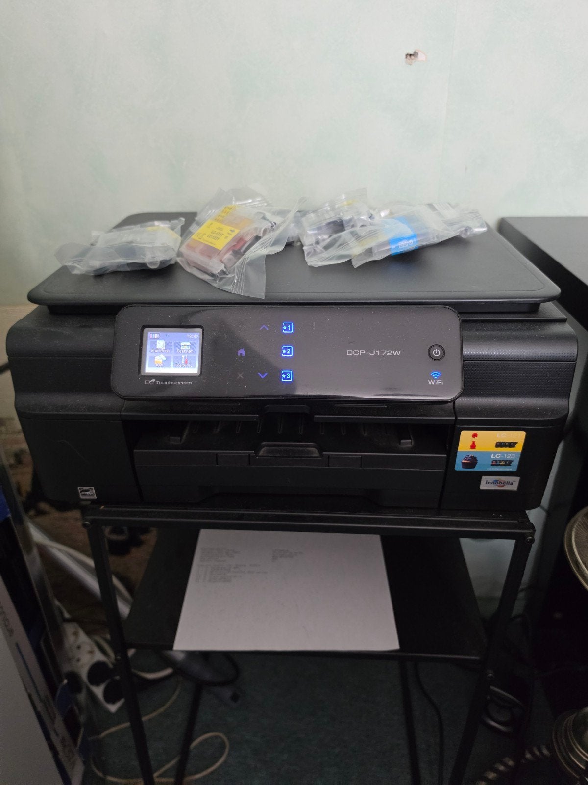 Brother DCP-J172W All-in-one printer met WiFi, Computers en Software, Printers, Ophalen, Gebruikt, Inkjetprinter, All-in-one