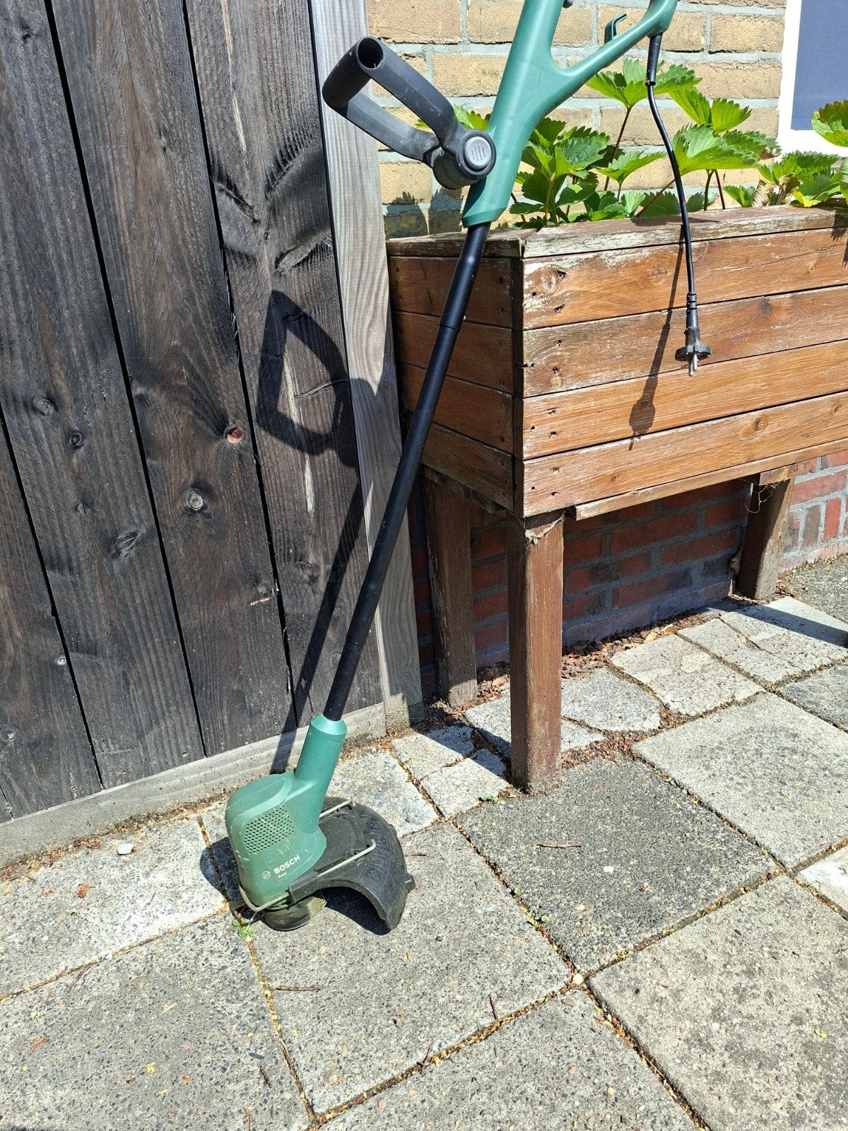Grastrimmer, Ophalen, Elektrisch
