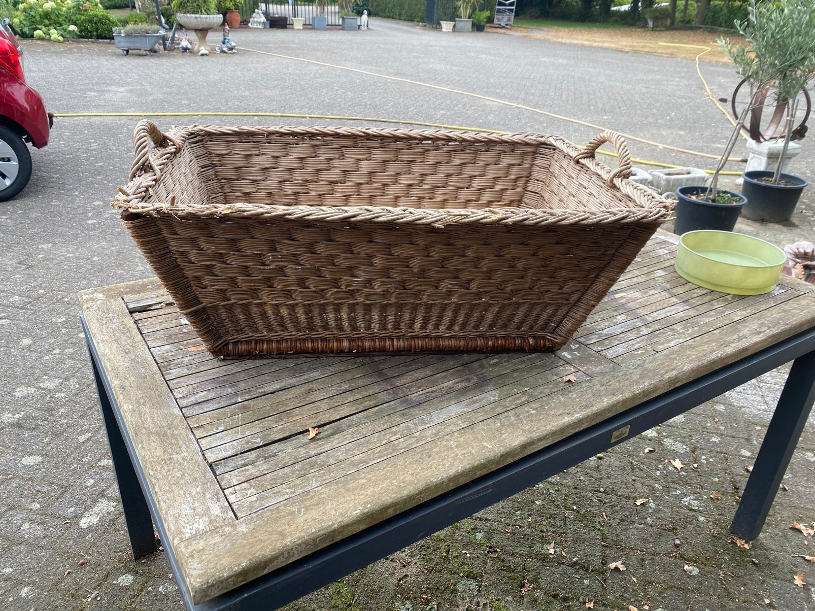 Hele mooie oude bakkersmand, Ophalen, Zo goed als nieuw