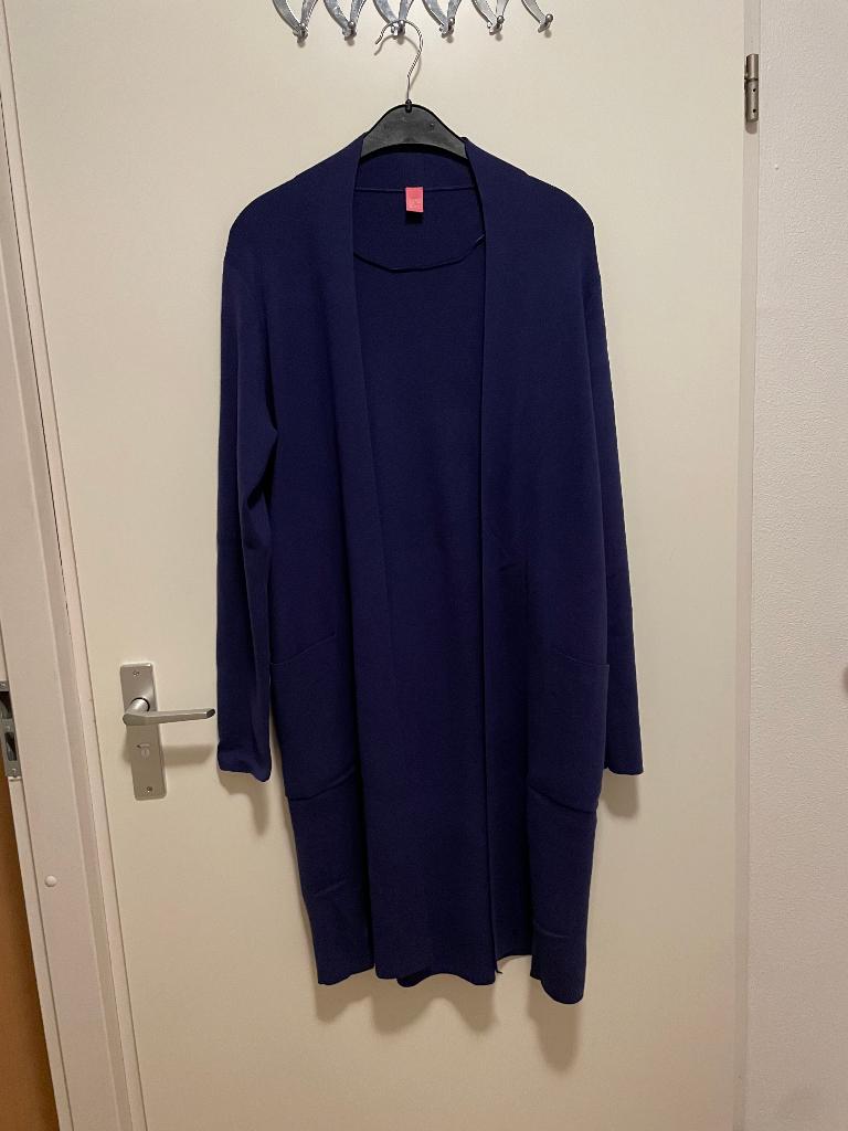 Kyra & Ko blauw lang zomervest maat XL, Blauw, Maat 46/48 (XL) of groter, Ophalen of Verzenden, Zo goed als nieuw