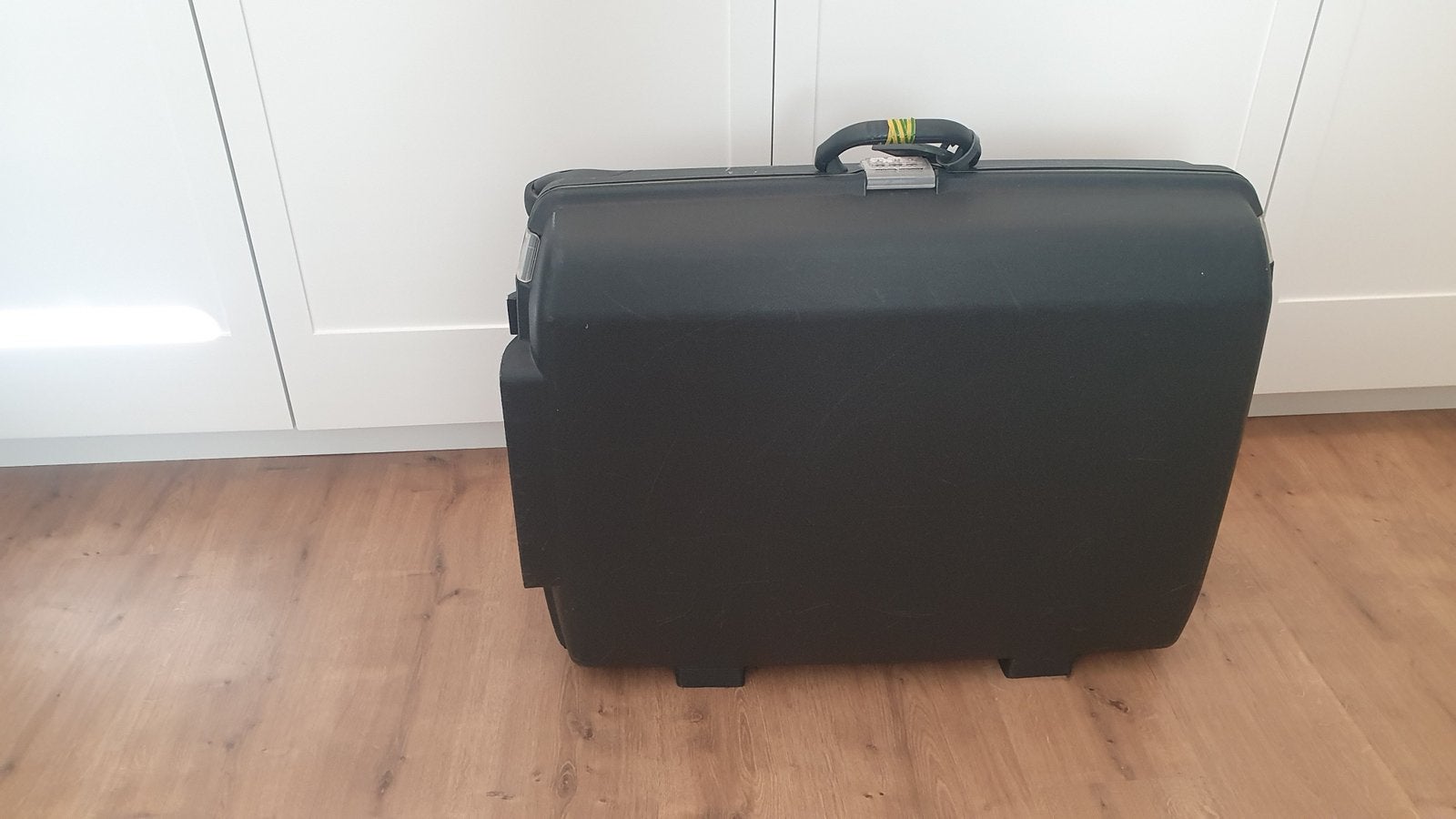Hardschalen Samsonite koffer 76 dark graphite, Ophalen, Hard kunststof, 45 tot 55 cm, Zo goed als nieuw